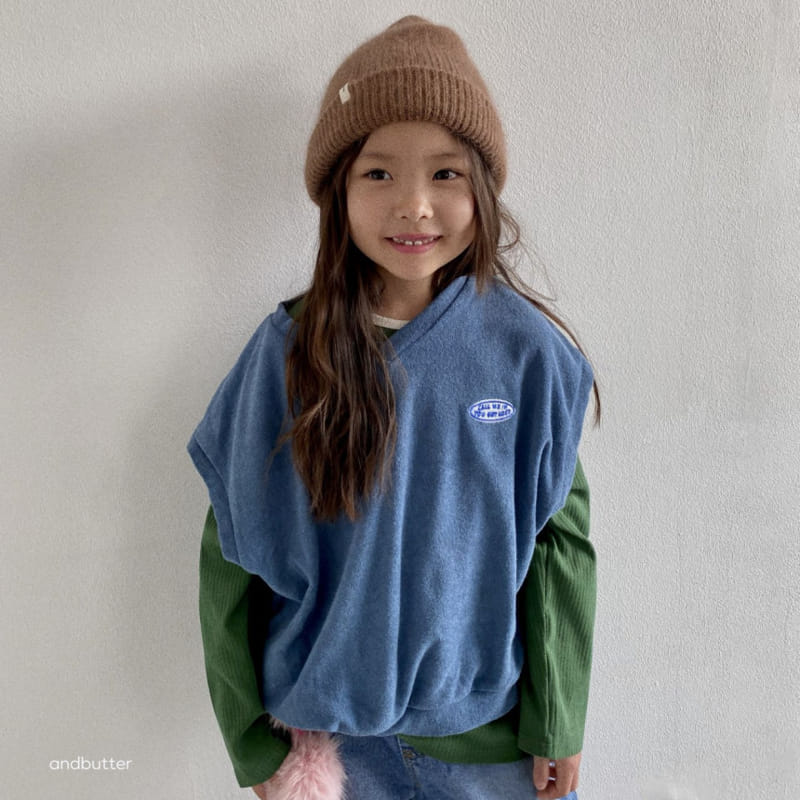 Andbutter - Korean Children Fashion - #fashionkids - Teddy Vest - 9