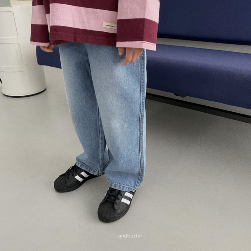 Andbutter - Korean Children Fashion - #fashionkids - Autumm Jeans - 6