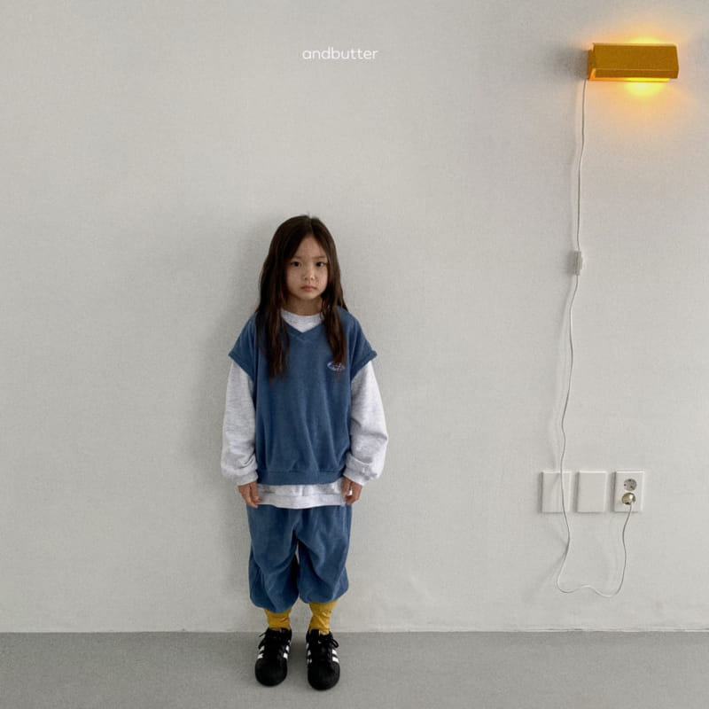 Andbutter - Korean Children Fashion - #kidsshorts - Teddy Vest - 10