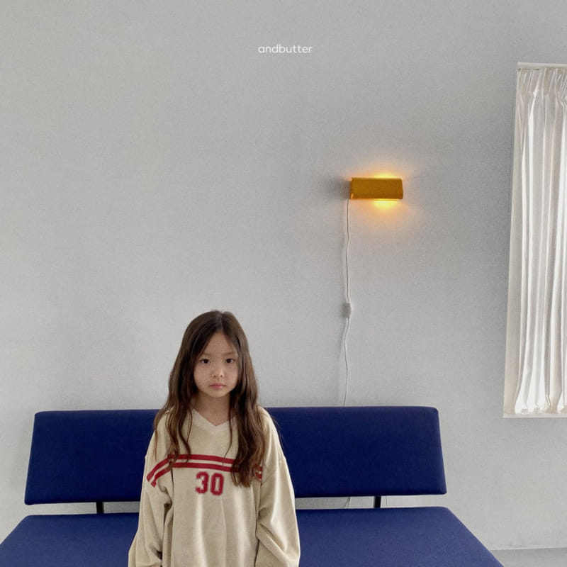 Andbutter - Korean Children Fashion - #kidsshorts - Butter V Sweatshirt - 6