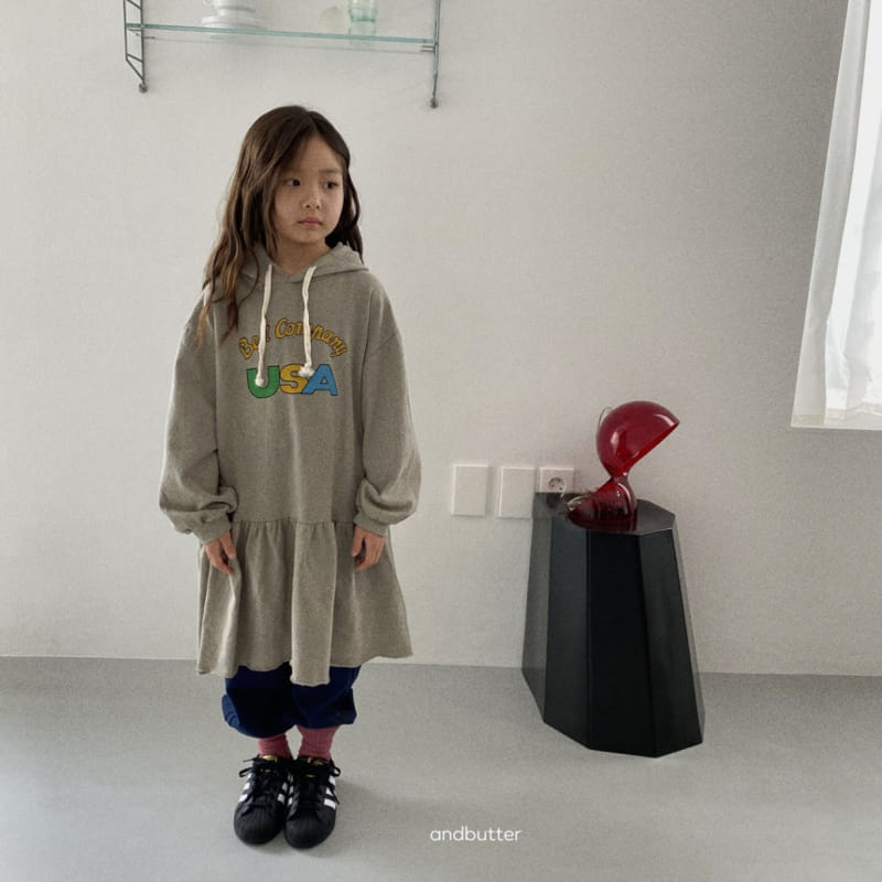 Andbutter - Korean Children Fashion - #kidsshorts - Plare Hoody One-piece - 5