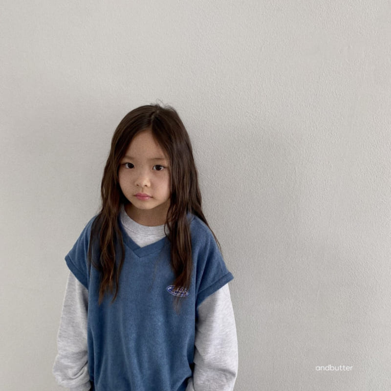 Andbutter - Korean Children Fashion - #kidzfashiontrend - Teddy Vest - 12