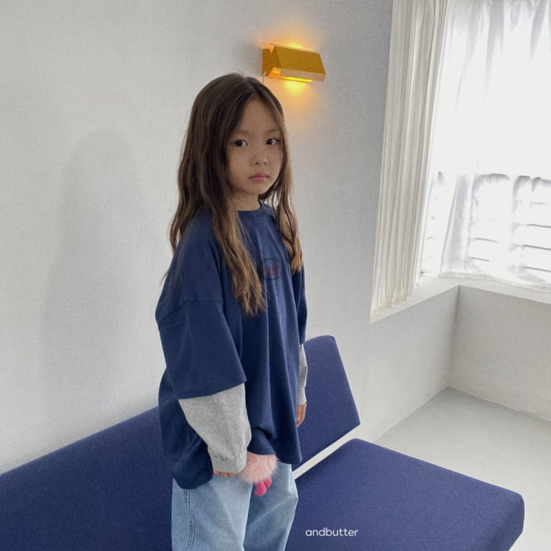 Andbutter - Korean Children Fashion - #littlefashionista - Bort Layered Tee - 6