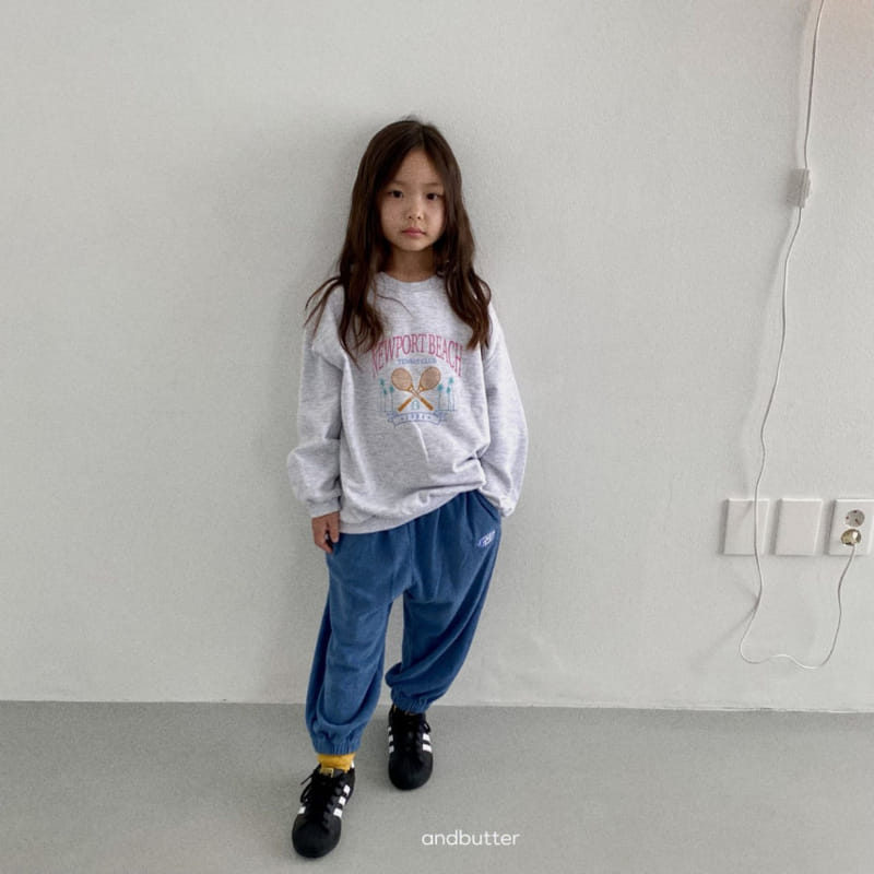 Andbutter - Korean Children Fashion - #littlefashionista - Tennis Sweatshirt - 3