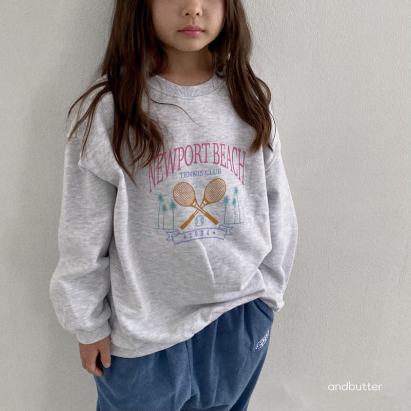Andbutter - Korean Children Fashion - #littlefashionista - Tennis Sweatshirt - 4