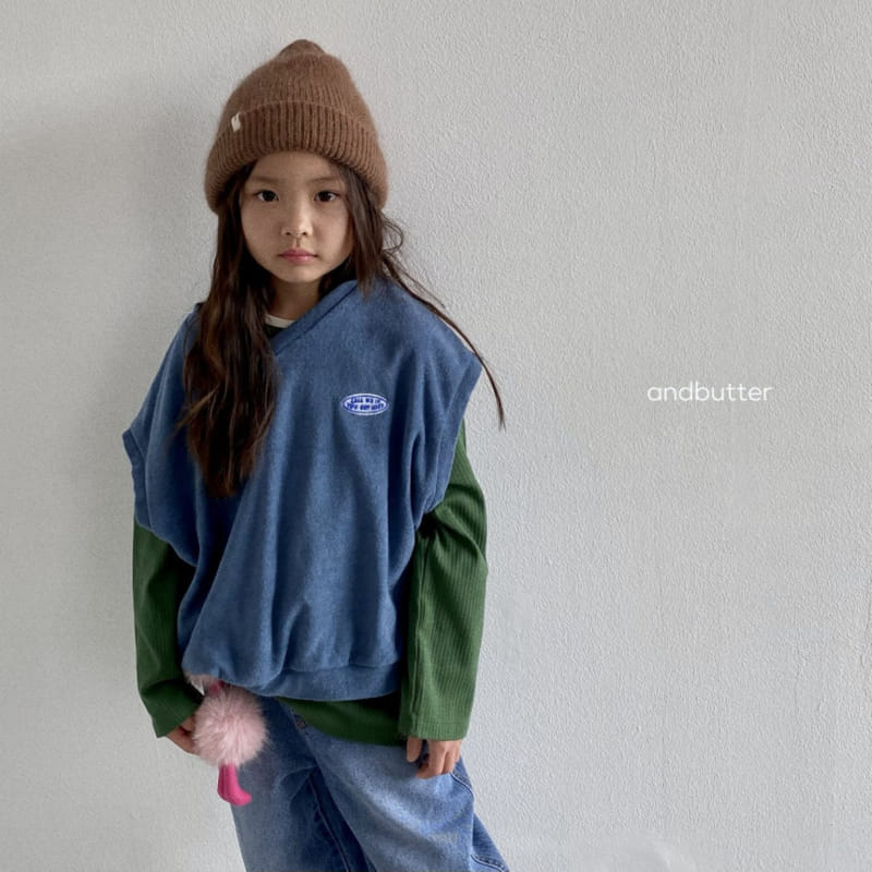 Andbutter - Korean Children Fashion - #minifashionista - Teddy Vest - 2