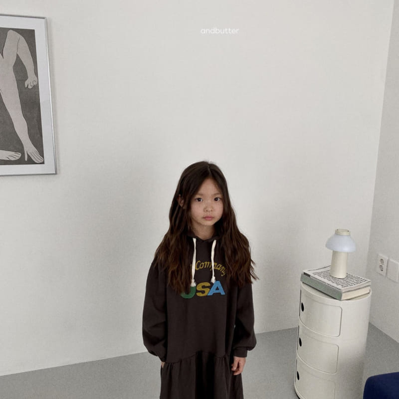 Andbutter - Korean Children Fashion - #minifashionista - Plare Hoody One-piece - 11