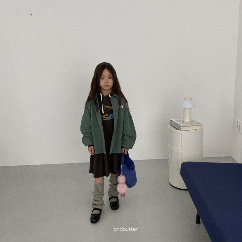 Andbutter - Korean Children Fashion - #prettylittlegirls - Plare Hoody One-piece - 12
