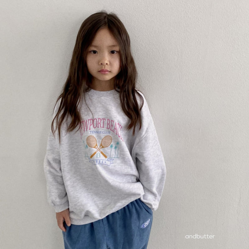 Andbutter - Korean Children Fashion - #prettylittlegirls - Tennis Sweatshirt - 6