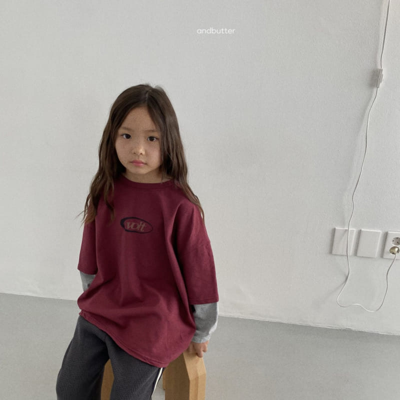 Andbutter - Korean Children Fashion - #stylishchildhood - Bort Layered Tee - 12