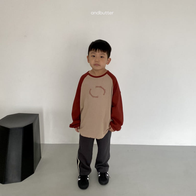 Andbutter - Korean Children Fashion - #todddlerfashion - Path Raglan Tee - 6