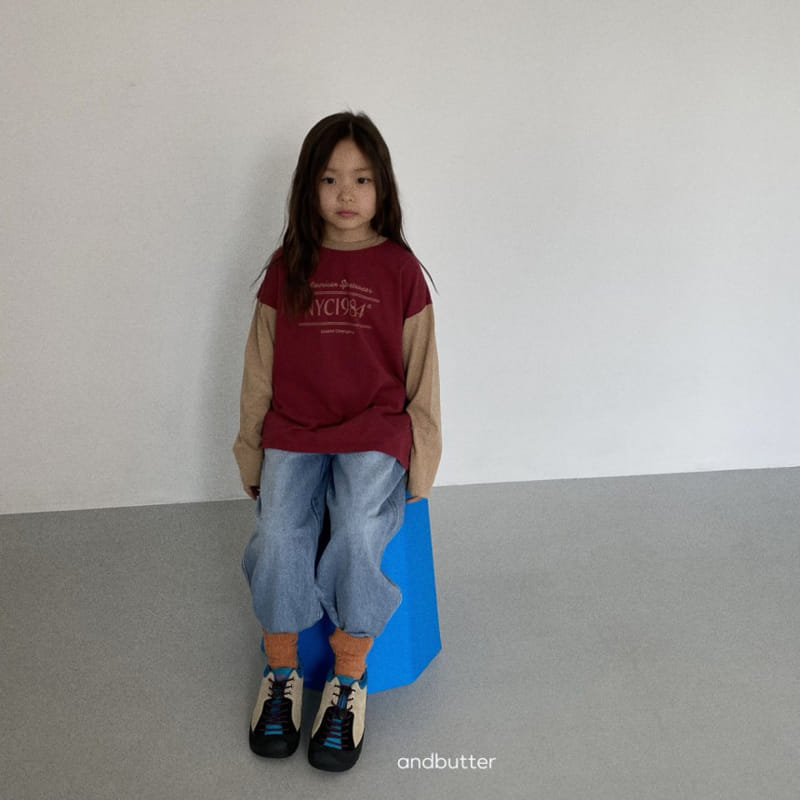 Andbutter - Korean Children Fashion - #todddlerfashion - New York Tee - 4