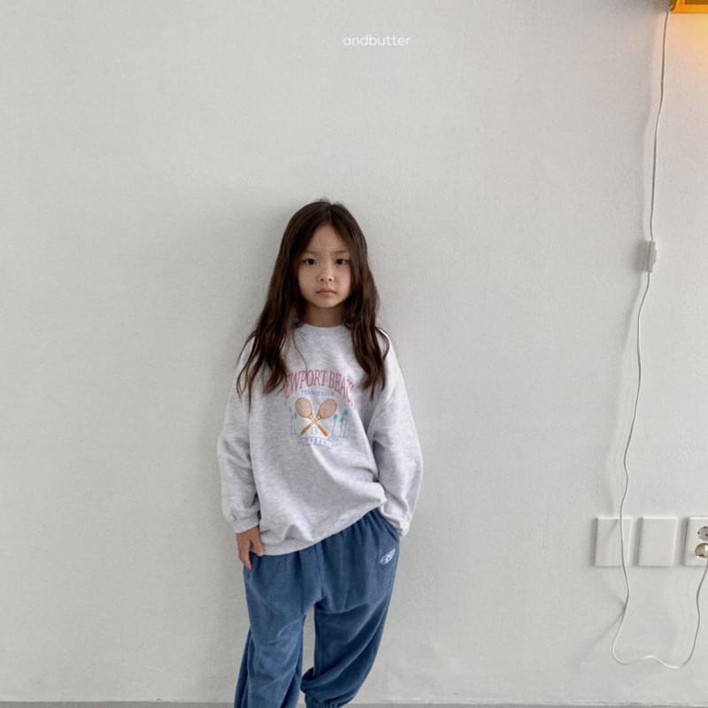 Andbutter - Korean Children Fashion - #toddlerclothing - Tennis Sweatshirt - 8