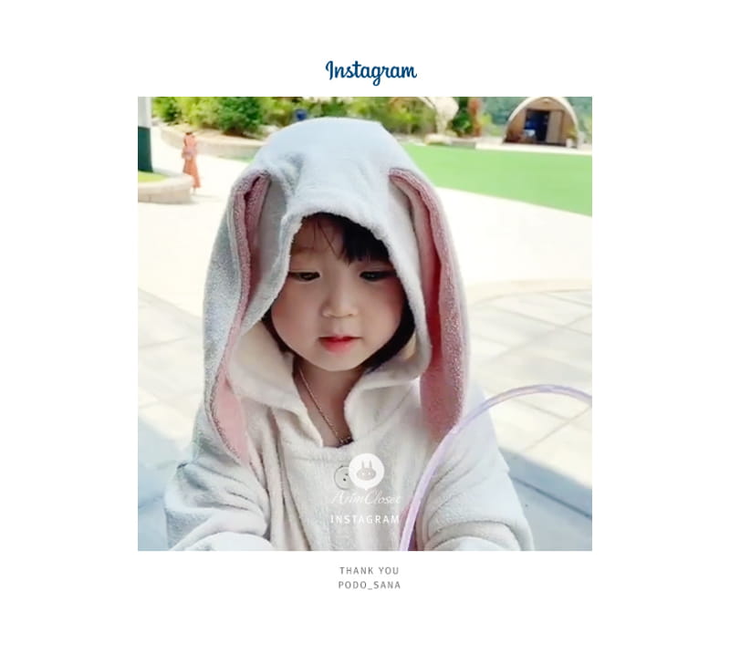 Arim Closet - Korean Baby Fashion - #babyboutiqueclothing - So Cute Bunny Summer Beach Towel - 4
