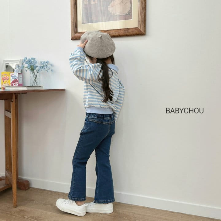 Babychou - Korean Children Fashion - #kidzfashiontrend - Triangle Sweatshirt - 4