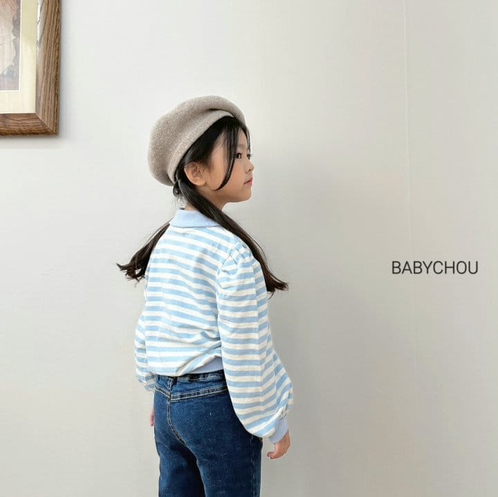 Babychou - Korean Children Fashion - #childofig - Triangle Sweatshirt - 9