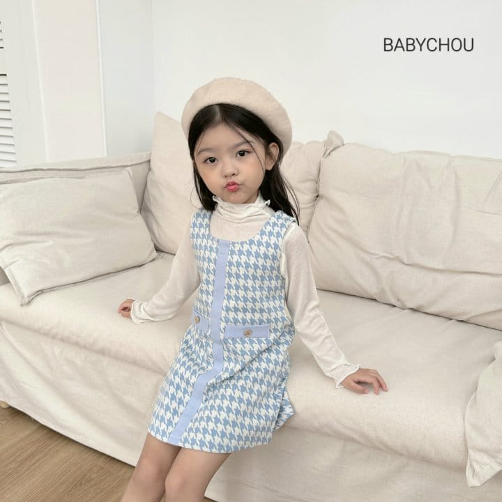 Babychou - Korean Children Fashion - #childofig - Slim Turtle Neck Tee - 7