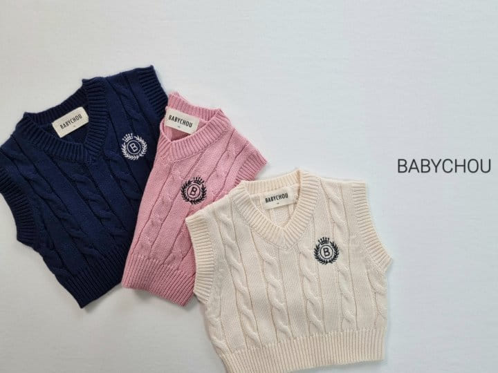 Babychou - Korean Children Fashion - #childofig - Cable Vest