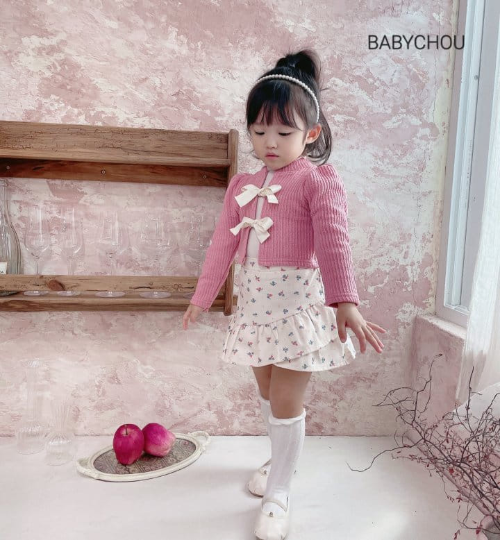 Babychou - Korean Children Fashion - #childofig - Ribbon Cardigan - 11