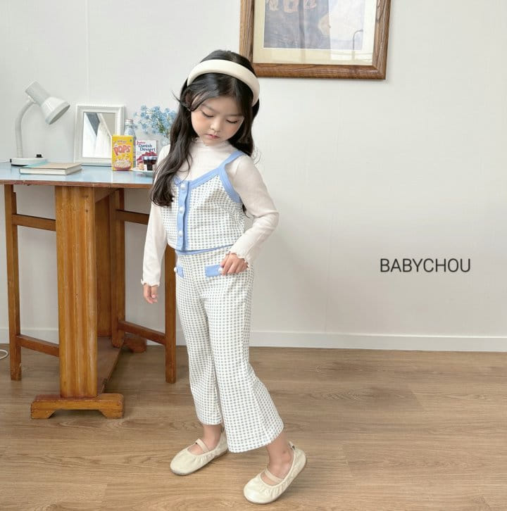 Babychou - Korean Children Fashion - #childrensboutique - Bote Top Bottom Set - 6