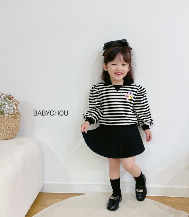 Babychou - Korean Children Fashion - #childrensboutique - Triangle Sweatshirt - 11