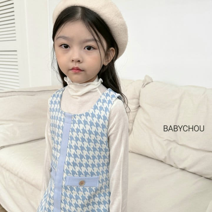 Babychou - Korean Children Fashion - #childrensboutique - Slim Turtle Neck Tee - 8