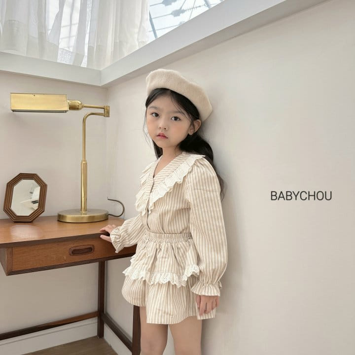 Babychou - Korean Children Fashion - #childofig - And U Blouse - 4