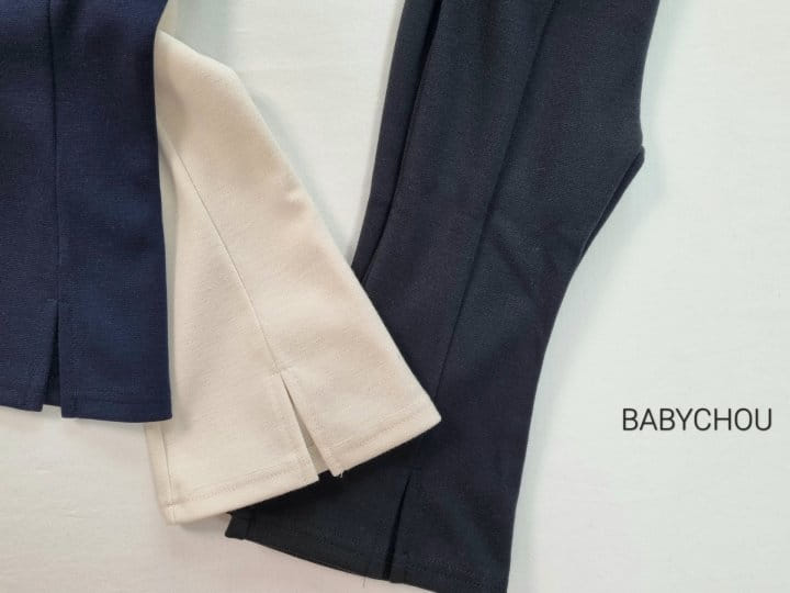 Babychou - Korean Children Fashion - #designkidswear - Slit Pants - 3