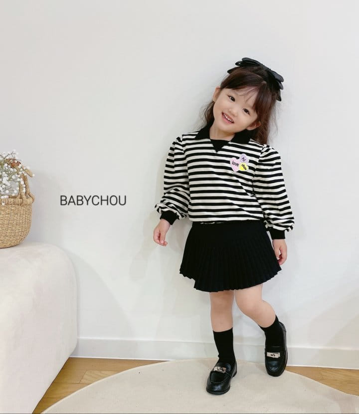 Babychou - Korean Children Fashion - #designkidswear - Triangle Sweatshirt - 12
