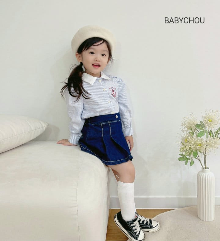 Babychou - Korean Children Fashion - #designkidswear - Flit Skirt - 10