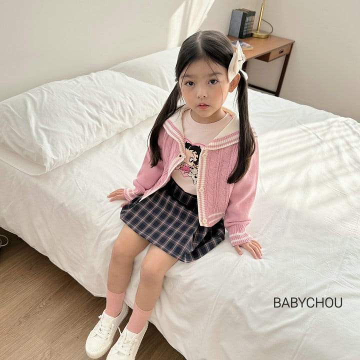 Babychou - Korean Children Fashion - #childrensboutique - Sailor Cardigan - 4