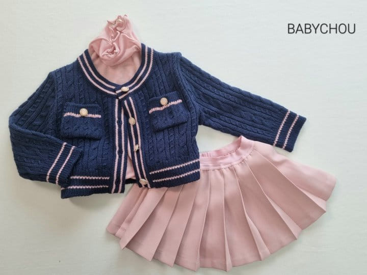 Babychou - Korean Children Fashion - #discoveringself - A Pleats Skirt - 9