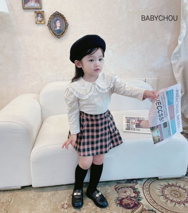 Babychou - Korean Children Fashion - #discoveringself - Stripes Lie Tee - 3