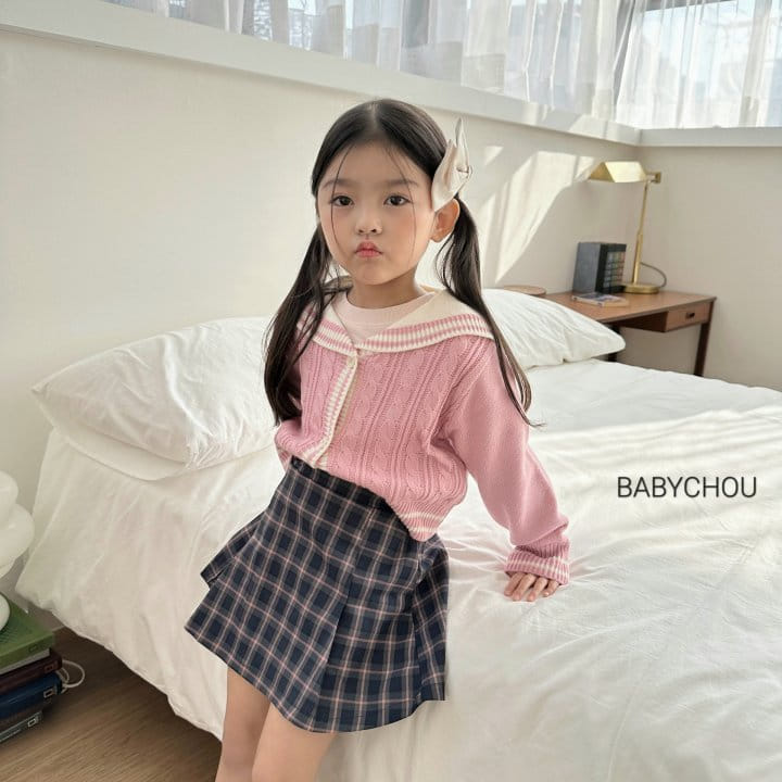 Babychou - Korean Children Fashion - #fashionkids - Sailor Cardigan - 6
