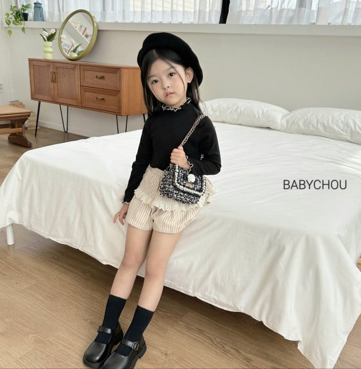 Babychou - Korean Children Fashion - #kidsshorts - Ari Tee - 12