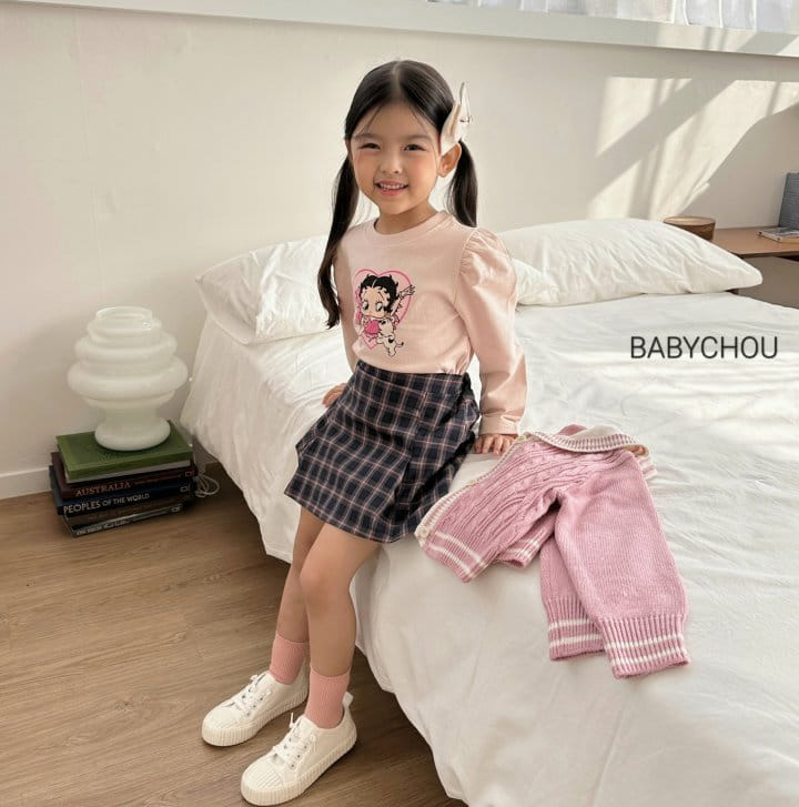 Babychou - Korean Children Fashion - #kidsshorts - Rora Puff Tee - 11