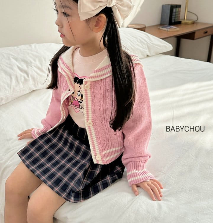 Babychou - Korean Children Fashion - #kidsshorts - Sailor Cardigan - 7