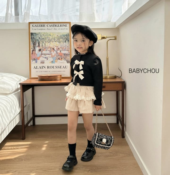 Babychou - Korean Children Fashion - #kidsshorts - Ane U Pants - 4