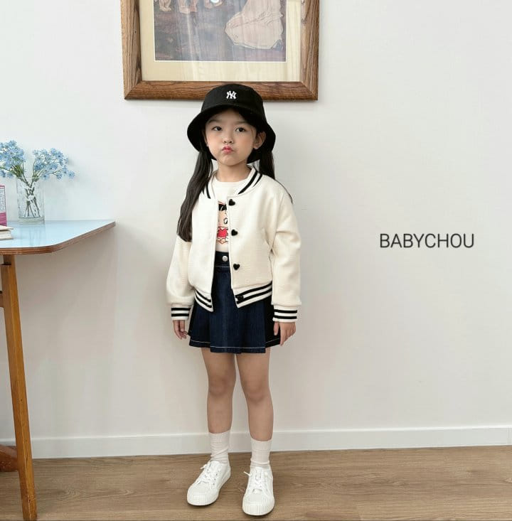 Babychou - Korean Children Fashion - #kidsstore - Heart Jumper - 3