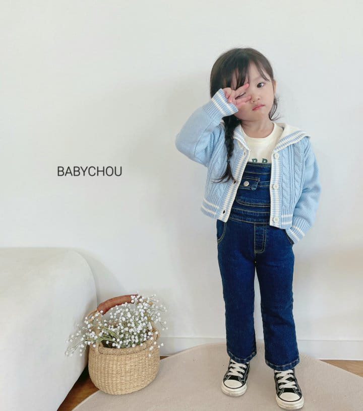 Babychou - Korean Children Fashion - #kidzfashiontrend - Sailor Cardigan - 9