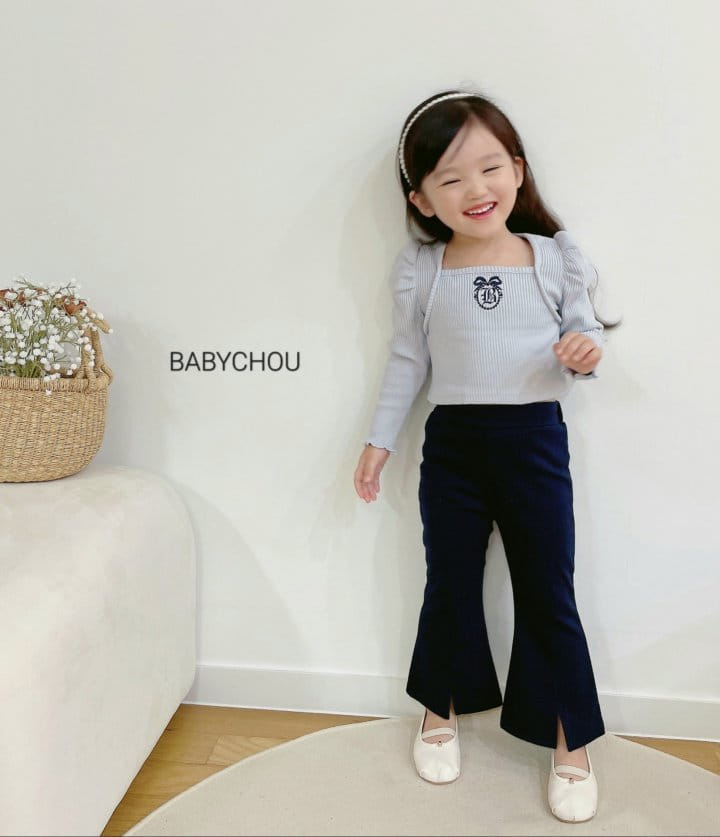 Babychou - Korean Children Fashion - #littlefashionista - Slit Pants - 10
