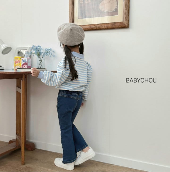 Babychou - Korean Children Fashion - #littlefashionista - Triangle Sweatshirt - 5