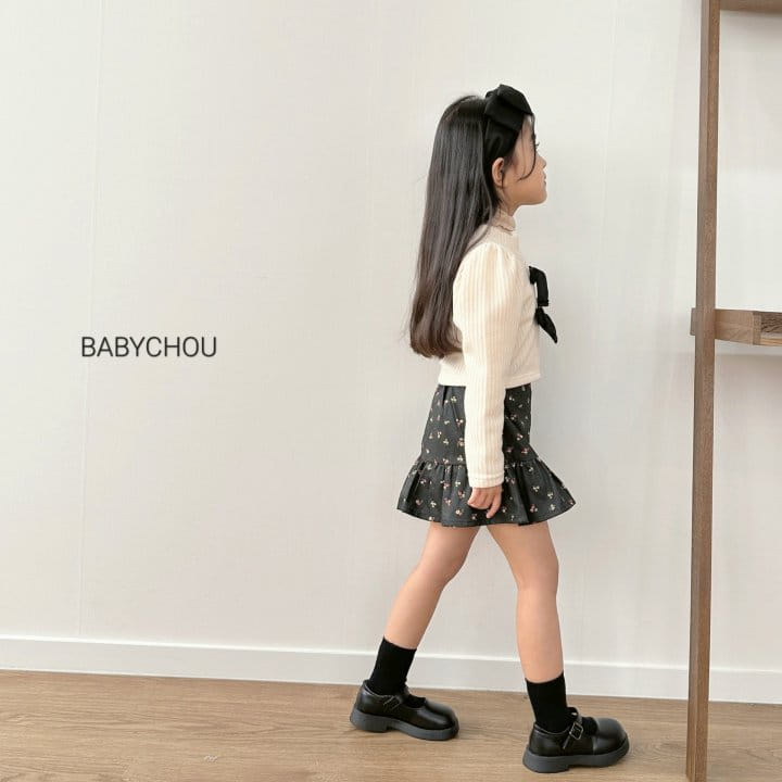 Babychou - Korean Children Fashion - #Kfashion4kids - Ribbon Cardigan - 4