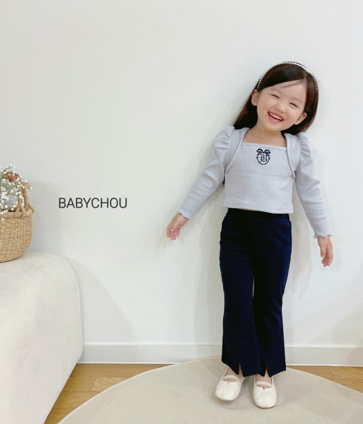 Babychou - Korean Children Fashion - #magicofchildhood - Slit Pants - 11
