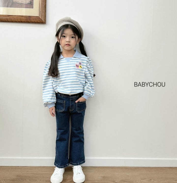 Babychou - Korean Children Fashion - #magicofchildhood - Triangle Sweatshirt - 6