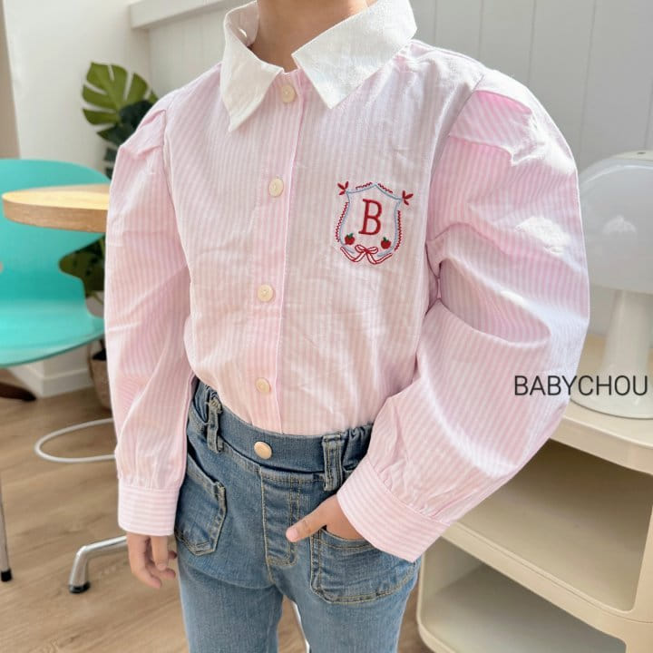 Babychou - Korean Children Fashion - #magicofchildhood - Stripes Blouse - 12