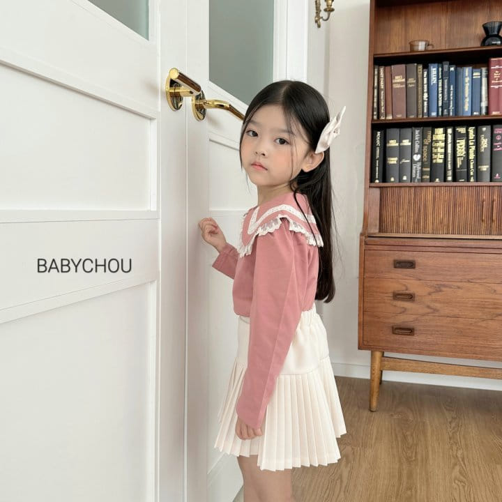 Babychou - Korean Children Fashion - #magicofchildhood - Stripes Lie Tee - 10