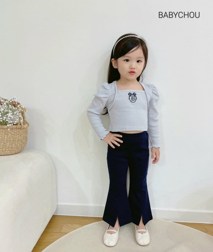 Babychou - Korean Children Fashion - #minifashionista - Slit Pants - 12