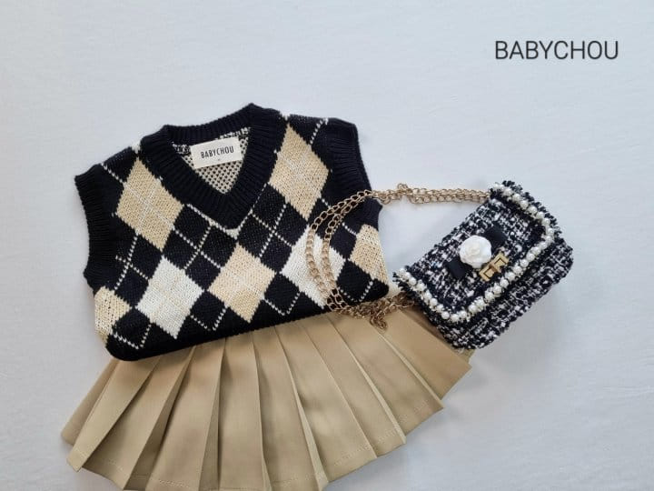 Babychou - Korean Children Fashion - #minifashionista - A Pleats Skirt - 3