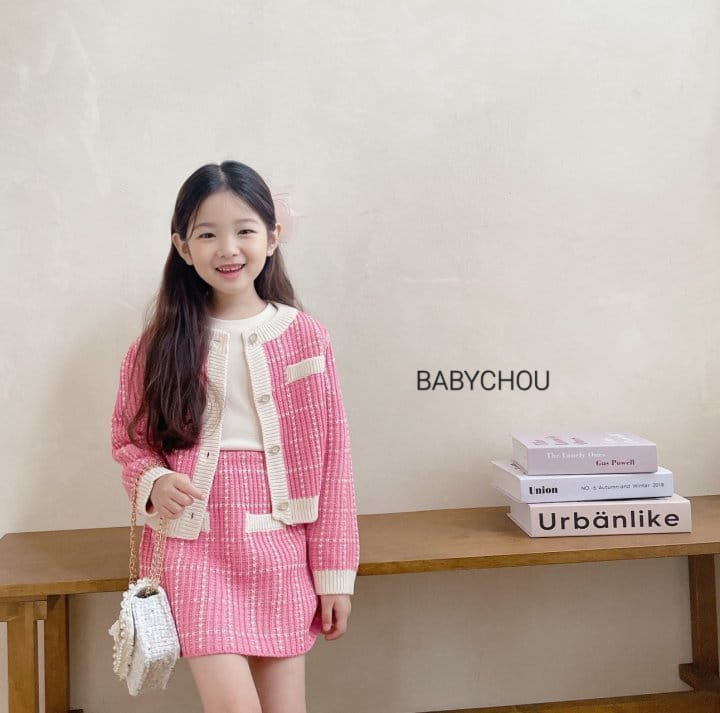 Babychou - Korean Children Fashion - #minifashionista - Twid Cardigan - 10